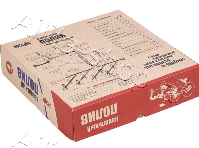 Капельный полив "ЖУК" с эмиттерной лентой 24м 1шт