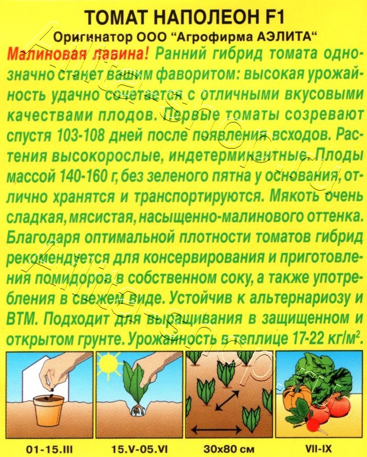 Томат Наполеон F1 10шт