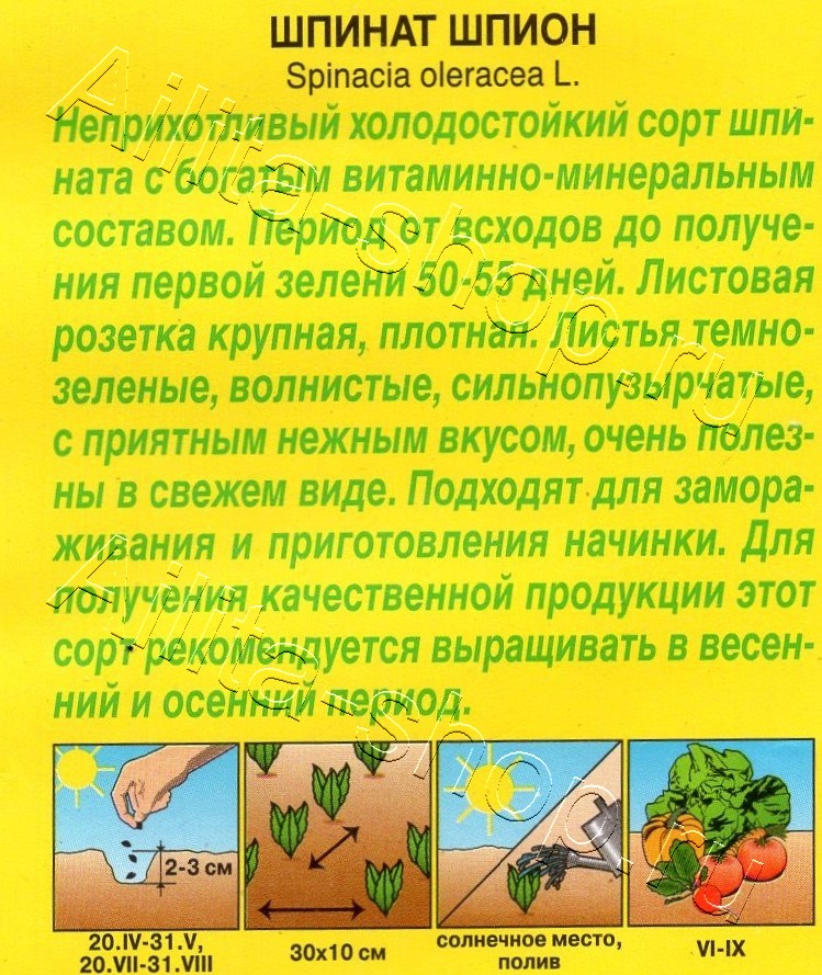 Шпинат Шпион 2г