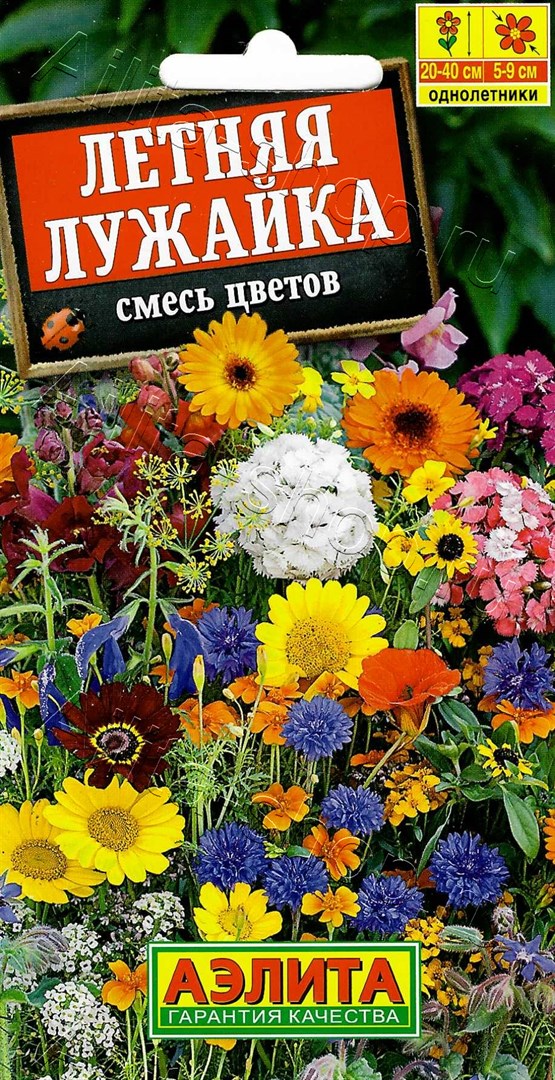 Смесь цветов Летняя лужайка 2г