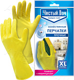 Перчатки хозяйственные Чистый дом (XL) 1шт