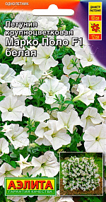 Петуния Марко Поло F1 белая 7шт