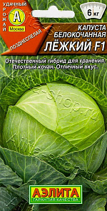 Капуста белокочанная Лежкий F1 15шт