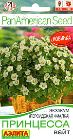 Экзакум (Персидская фиалка) Принцесса вайт 4шт