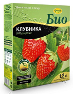 Удобрение сухое Фаско БИО Клубника гранулированное коробка 1,2кг
