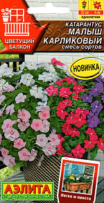 Катарантус Малыш карликовый, смесь сортов 0,05г