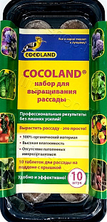 Парник с кокосовыми таблетками д.38 (10 мест) 1шт
